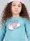 Soft Bonni - Blusa Infantil Menina Cotton Azul - variação: Azul