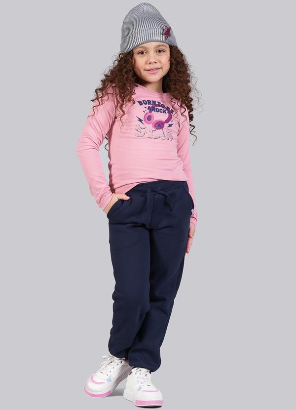 Soft Bonni - Blusa Infantil Menina Cotton Rosa 2