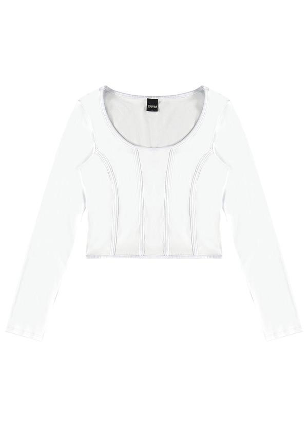 Enfim - Blusa Justa em Cotton Branco
