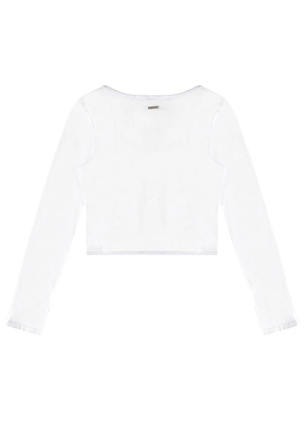 Enfim - Blusa Justa em Cotton Branco 2