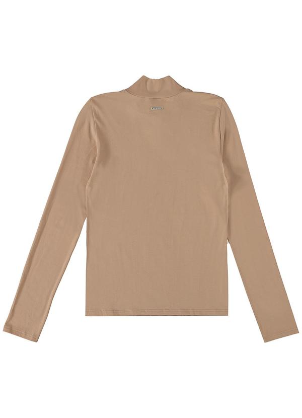 Enfim - Blusa Justa em Viscose Areia 2