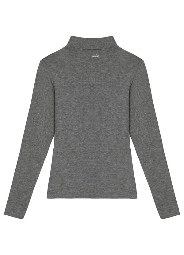 Enfim - Blusa Justa em Viscose Cinza 2