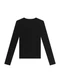 Enfim - Blusa Justa em Viscose Preto - variação: Preto