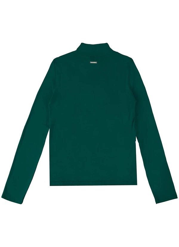 Enfim - Blusa Justa em Viscose Verde 2