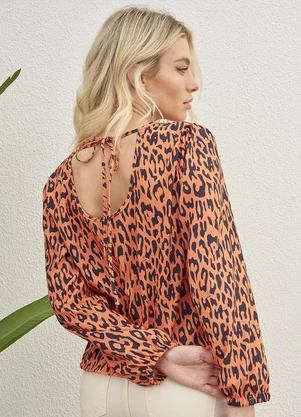 Outlet - Blusa Lindsay Laranja - OUTLET