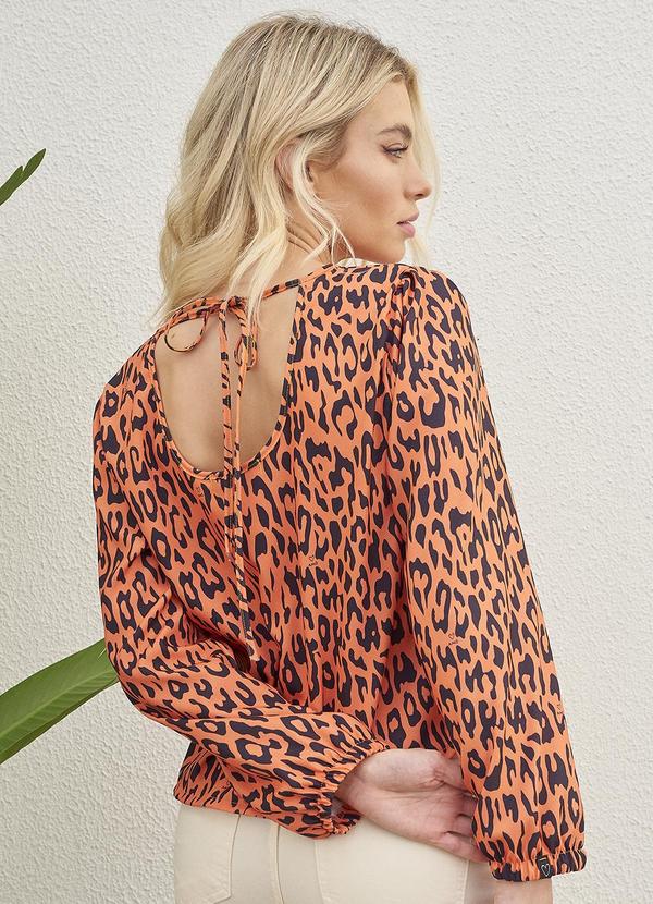Amo Brand - Blusa Lindsay Laranja 2