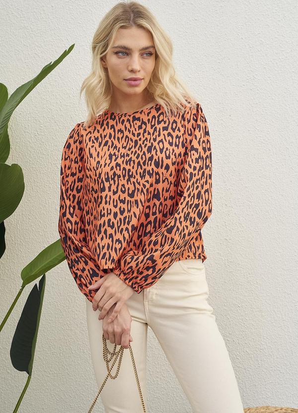 Amo Brand - Blusa Lindsay Laranja 6