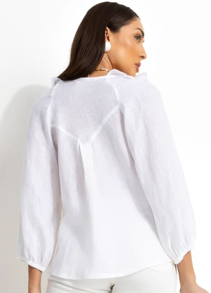 Souq - Blusa Linho Branco - SOUQ