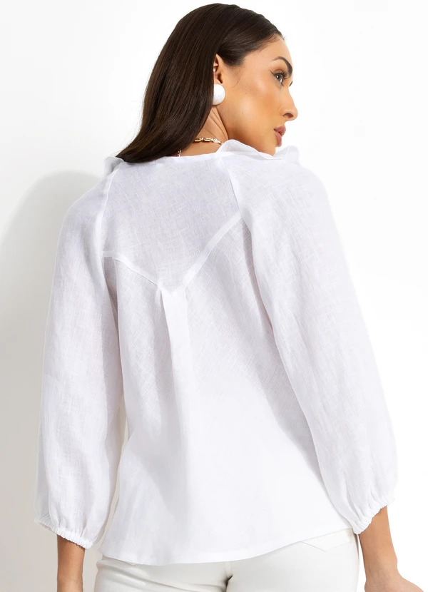 Souq - Blusa Linho Branco 2