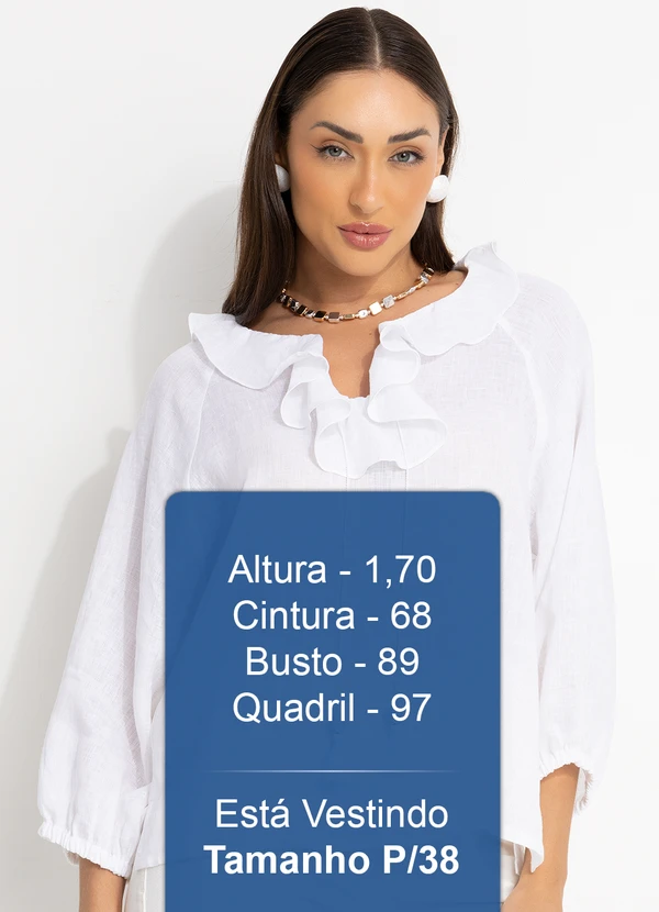 Souq - Blusa Linho Branco 5