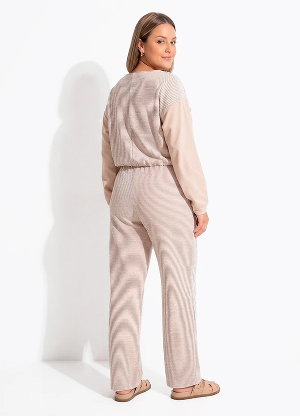 Quintess - Blusa Listrada em Malha Texturizada com Amarração na Barra 9