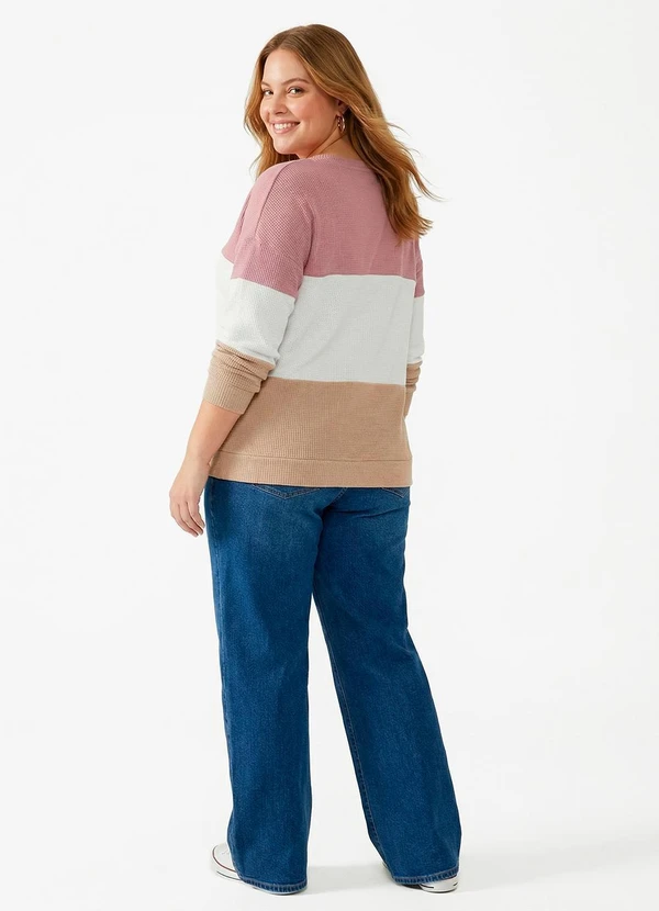 Quintess - Blusa Listrada em Tricô 2