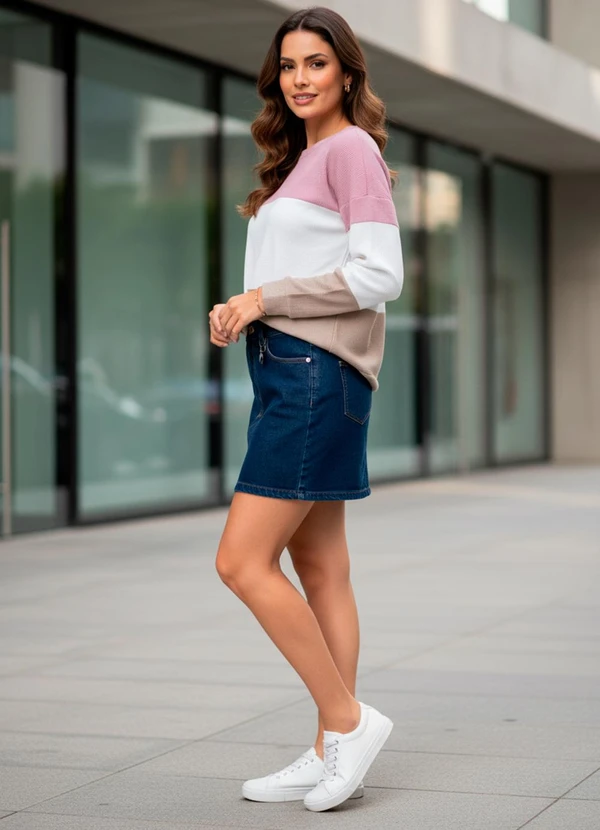 Quintess - Blusa Listrada em Tricô 3