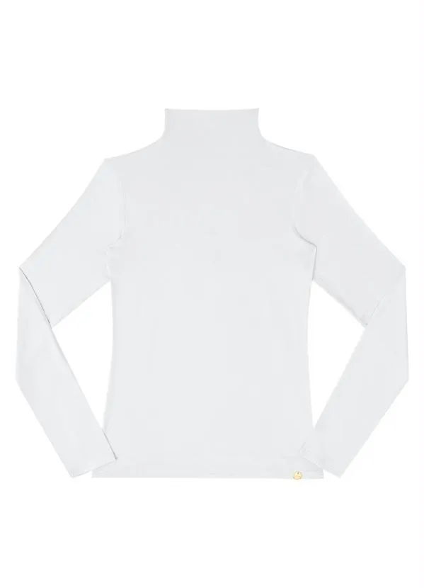 Lunender - Blusa Malha Thirty Plus Branco