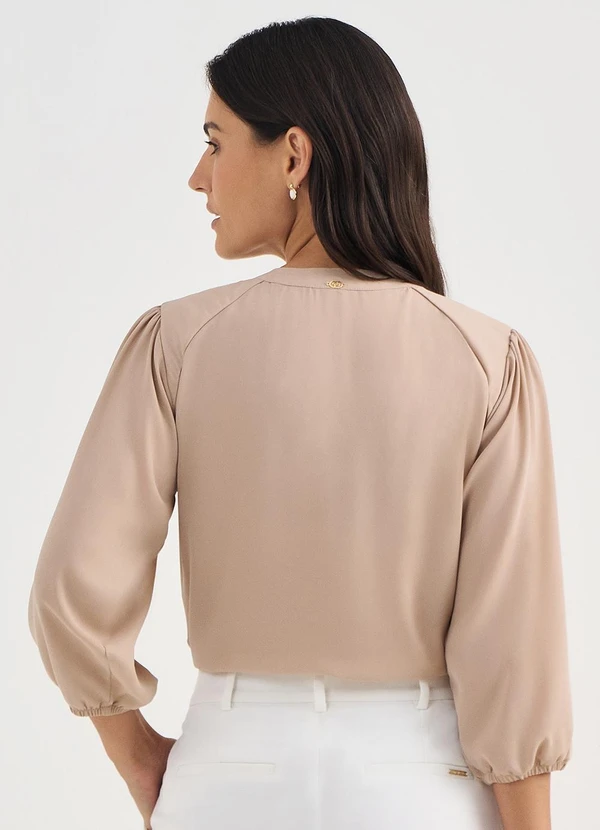 Principessa - Blusa Manga 7/8 em Crepe Fendi Andressa 2