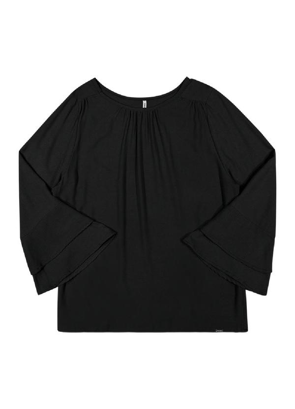 Rezzato - Blusa Manga Flare Feminino Preto