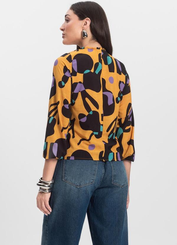 Infinita Cor - Blusa Manga Longa Amarelo 4