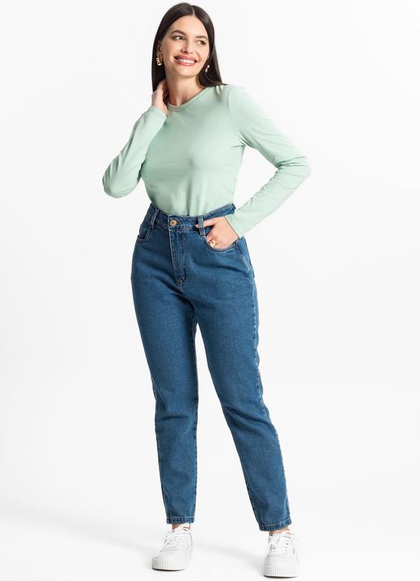 Select - Blusa Manga Longa Básica Verde 4