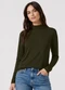 Select - Blusa Manga Longa Básica  Verde - variação: Verde