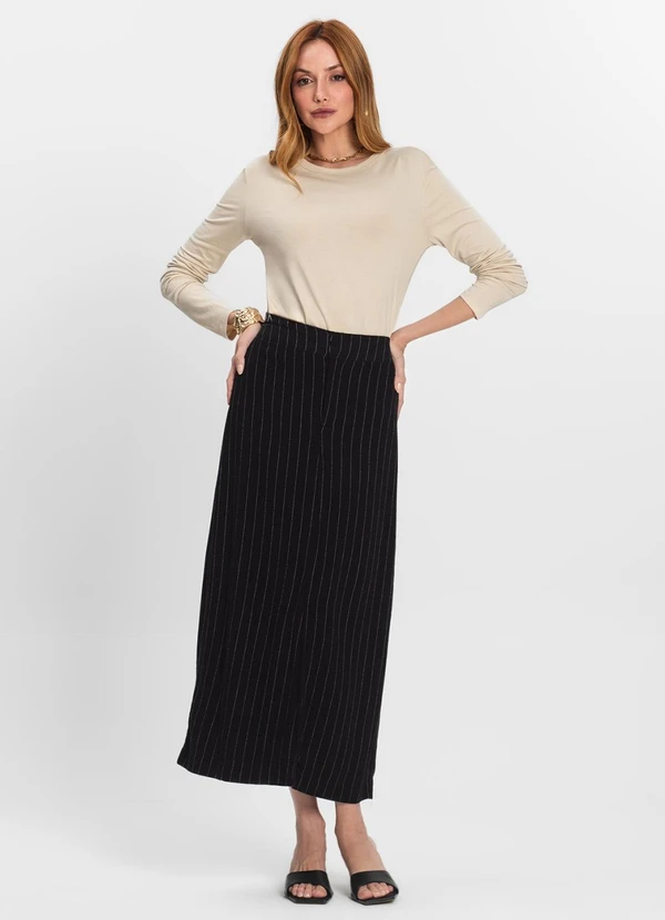 Select - Blusa Manga Longa Bege 3