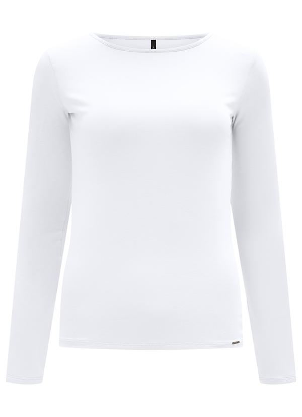 Lunender - Blusa Manga Longa Branco