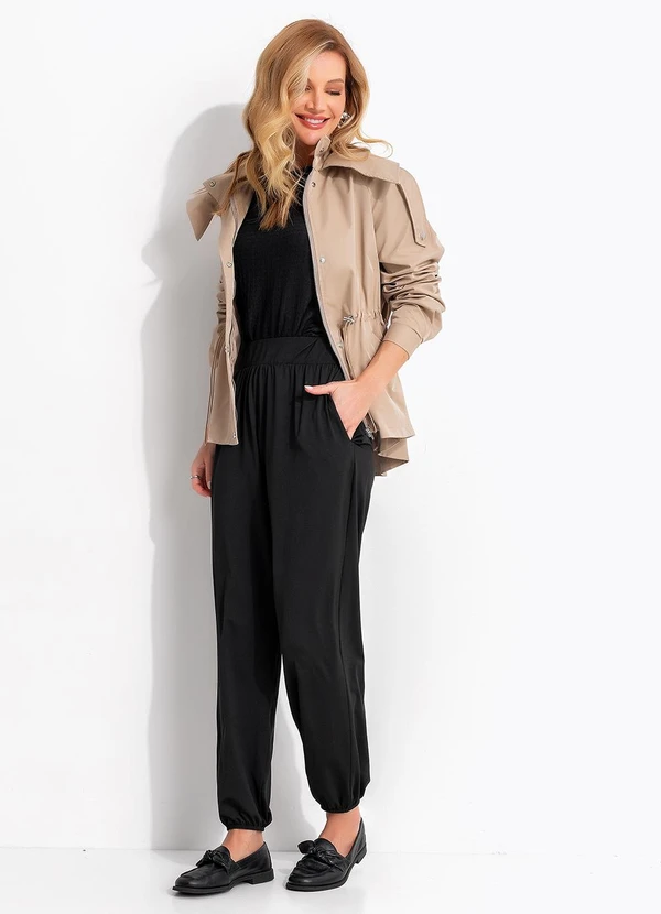 Quintess - Blusa Manga Longa Canelada Texturizada com Decote Redondo 17