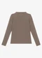 Endless - Blusa Manga Longa com Rebite Marrom - variação: Marrom