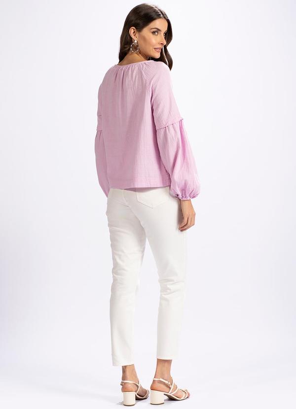 Hering - Blusa Manga Longa em Malha Lilás 4