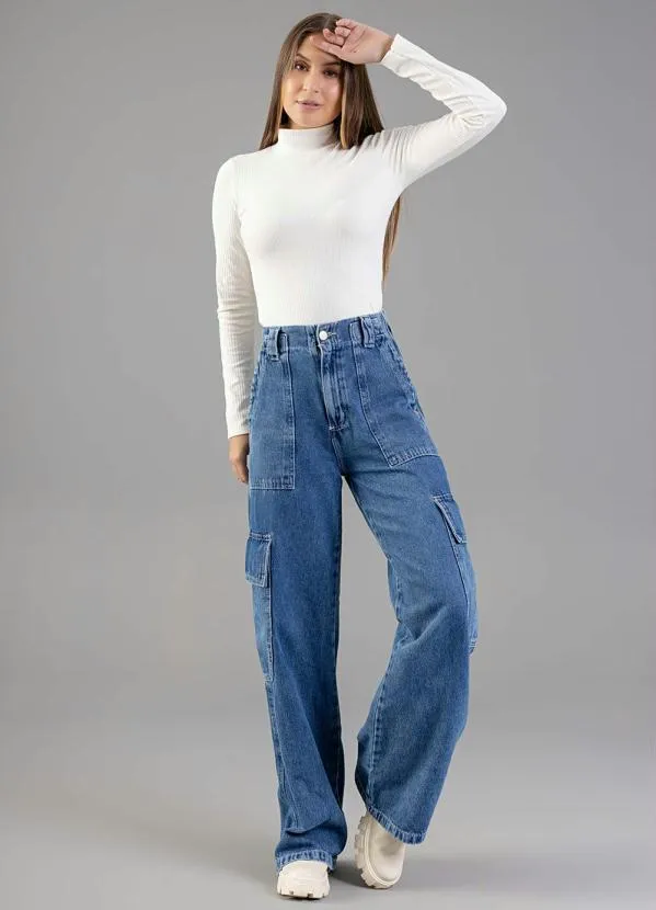 Just Basic - Blusa Manga Longa em Ribana Off White 3