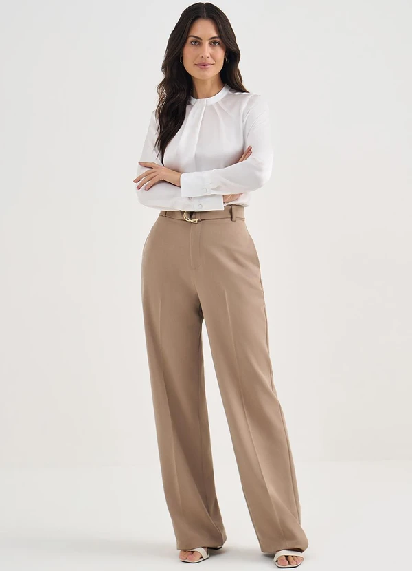 Principessa - Blusa Manga Longa em Seda Off White Valquiria 3