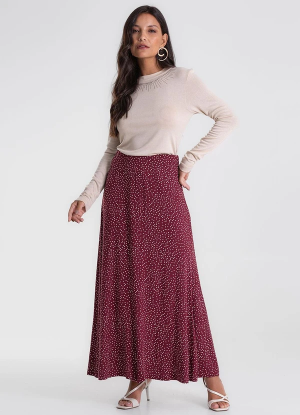 Endless - Blusa Manga Longa em Visco Tricot Bege 3