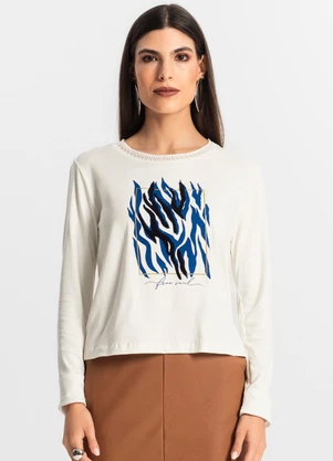 Endless - Blusa Manga Longa Bege - ENDLESS