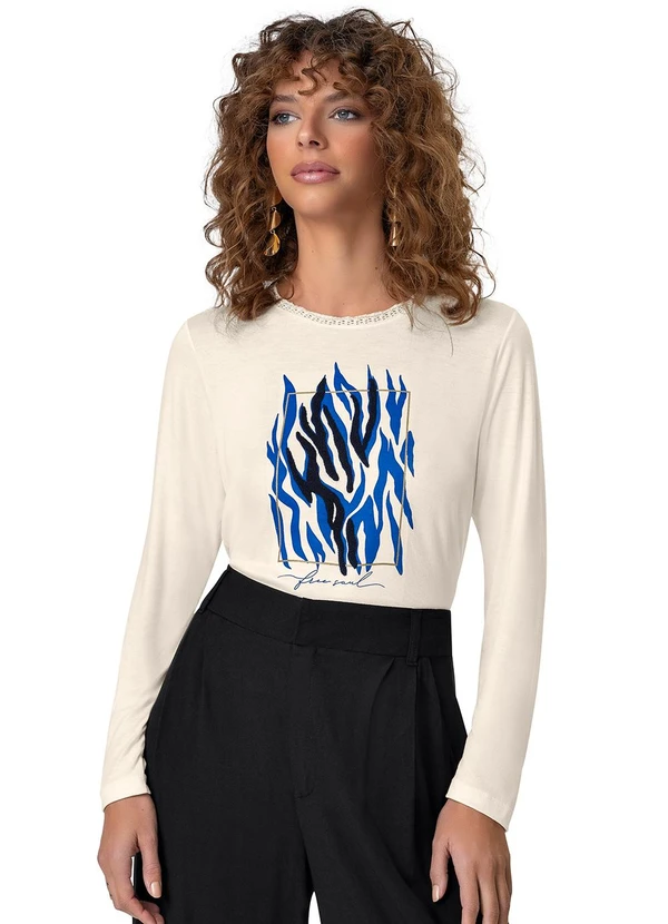 Endless - Blusa Manga Longa Bege 5