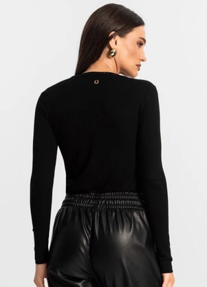 Endless - Blusa Manga Longa Preto - ENDLESS