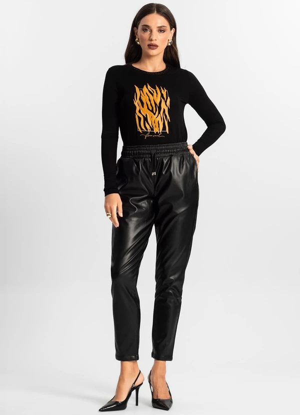 Endless - Blusa Manga Longa Preto 3