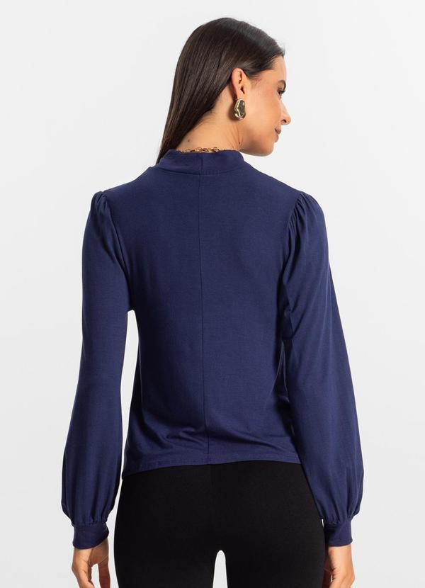 Rovitex - Blusa Manga Longa Feminina Azul 2