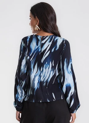 Endless - Blusa Manga Longa Feminina Azul - ENDLESS
