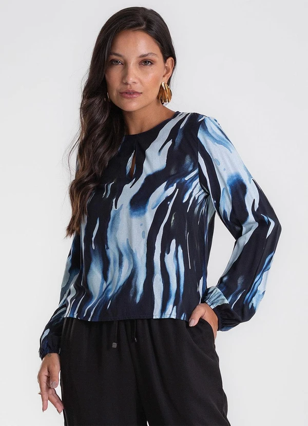 Endless - Blusa Manga Longa Feminina Azul 4