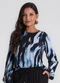 Endless - Blusa Manga Longa Feminina Preto - variação: Azul