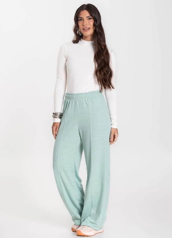 Select - Blusa Manga Longa Feminina Canelada Bege 3