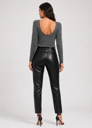 Infinita Cor - Blusa Manga Longa Feminina Cinza - INFINITA COR