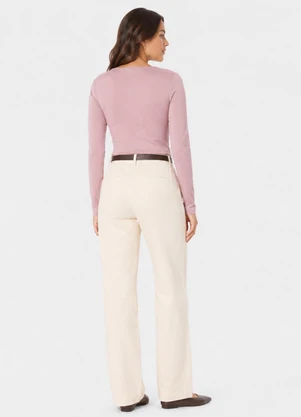 Infinita Cor - Blusa Manga Longa Feminina Cinza - INFINITA COR