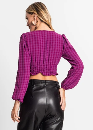 Endless - Blusa Manga Longa Feminina em Air Flow Roxo - ENDLESS