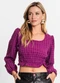 Endless - Blusa Manga Longa Feminina em Air Flow Azul - variação: Roxo