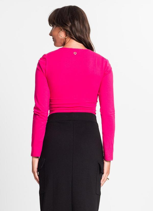 Endless - Blusa Manga Longa Feminina em Cotton Leve Rosa 2