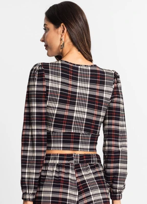 Endless - Blusa Manga Longa Feminina em Molecotton Bege - ENDLESS
