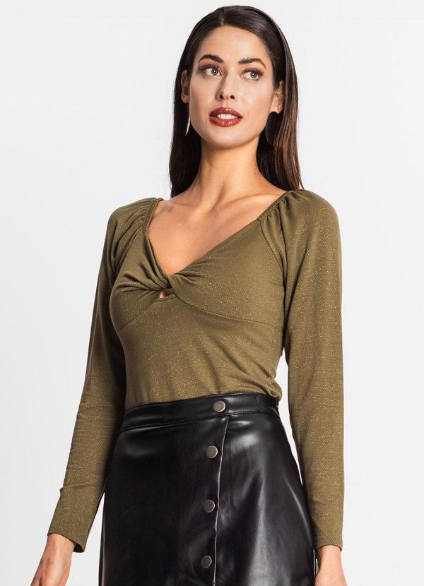 Endless - Blusa Manga Longa Feminina em Molecotton Verde