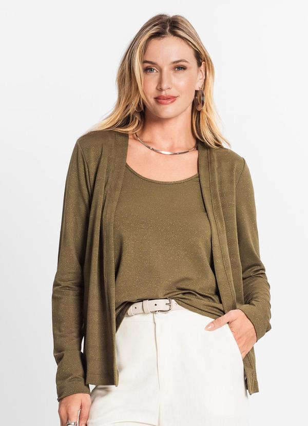 Endless - Blusa Manga Longa Feminina em Molecotton Verde