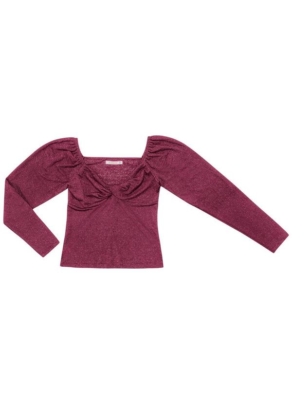 Endless - Blusa Manga Longa Feminina em Molecotton Vermelho