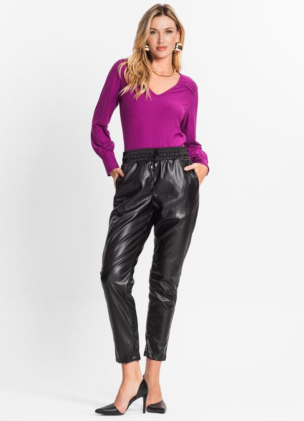 Endless - Blusa Manga Longa Feminina em Viscose Roxo 3